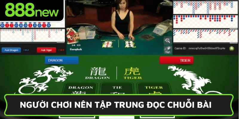 Người chơi nên tập trung đọc chuỗi bài